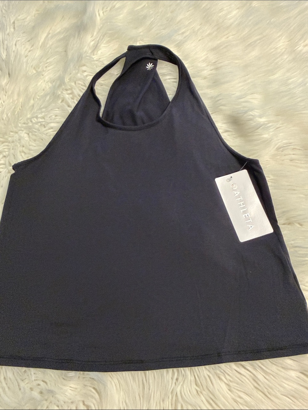 Athleta black Racerback Tank Top size XS brand new length 21” bust 30”